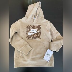 Nike hooded sweatshirt NWT tan neutral colors